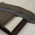 Factory Custom Order Man Women Cloth Material Stripe Tartan Tr Spandex Woven Fabric for Suiting