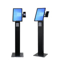 15.6 21.5 Inch Black Standing Android  Restaurant Equipment   Automatic Payment Machine for Bowling Karaoke Food Court