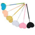 Multifunction Heart Shaped Checking Mirror Eyelash Extension Beauty Makeup Portable Stainless Steel Eyelashes Makeup Tools