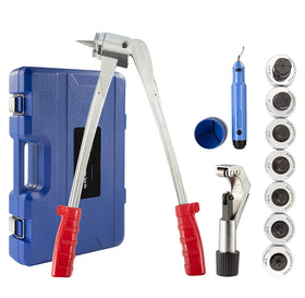 Manual Alloy Steel Stainless Steel Tube Expanding Tool Hand Swaging Copper Tube Expander Kit Rubber/Plastic Handle 2-Year