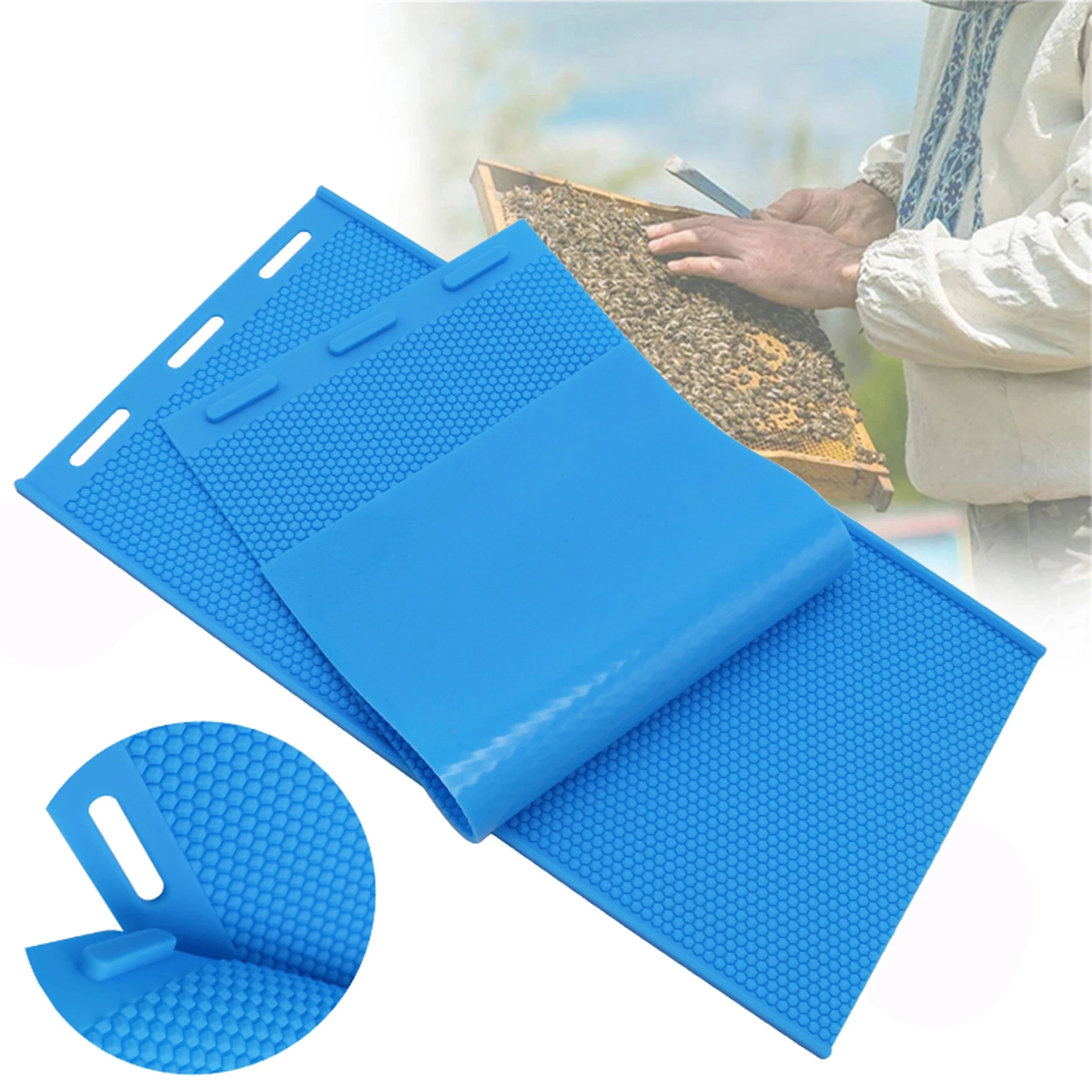 Silicone Beeswax Honeycomb Mold Flexible Wax for Machine Foundation Sheets Mould Press Embosser