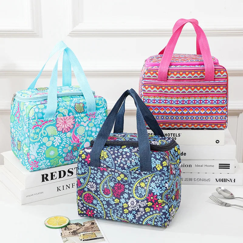 Hot Sale Kid Lunch Bag Preppy Insulated Lunch Bag Loncheras Bento Para Taper Para Lonchera