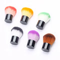6PCS Colorful Dust Clean Brush Nail Art Tools Dust Cleaner Dust Brushes for  Nail Arts