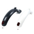 Scooter Parts Rear Fender Rear Mudguard for Xiaomi M365 Electric Scooter Rear Fender+hook+rear Light Replacement Parts