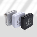 Promotion 70*70*23mm Empty Earphone Hinge Lid Box Custom Logo USB Disk Tin Packaging for Lipstick Perfume Tinplate Cosmetics