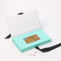 China Custom Logo Art Paper Luxury Cardboard Packaging Gift Boxes Rigid Ribbon for Credit Cards Board Matt Printing Handling