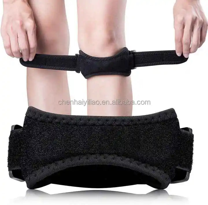 Adjustable Knee Brace Patella Strap Pain Relief Tendon Stabilizer Support Band Exercise Comprehensive Protection Lightweight