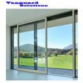 AS2047 Vanguard Solutions Aluminum Pivrt Glass Door Australia Standard Double Panels Swing Style