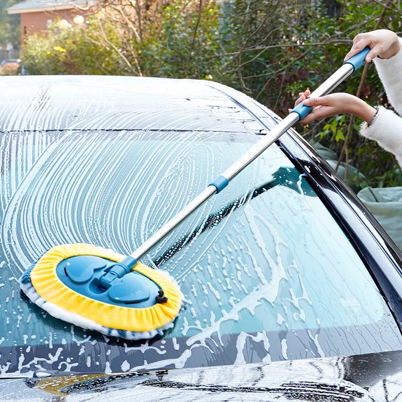 Hot Sale Extendable Handle Microfiber Chenille Car Wash Mop Efficient Cleaning with Easy Extension