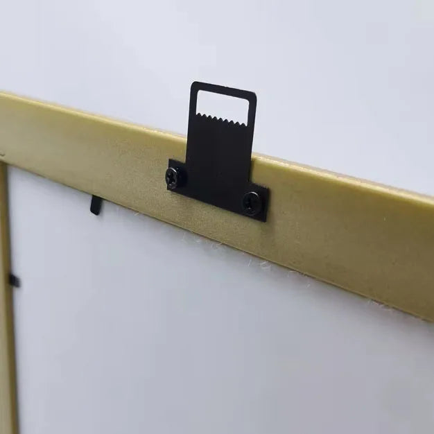 32*28mm Conceal Sawtooth Square Double-hole Iron Metal Plain Black-oxide Photo Album Picture Frame Hanger Wall Hook Hardware Box
