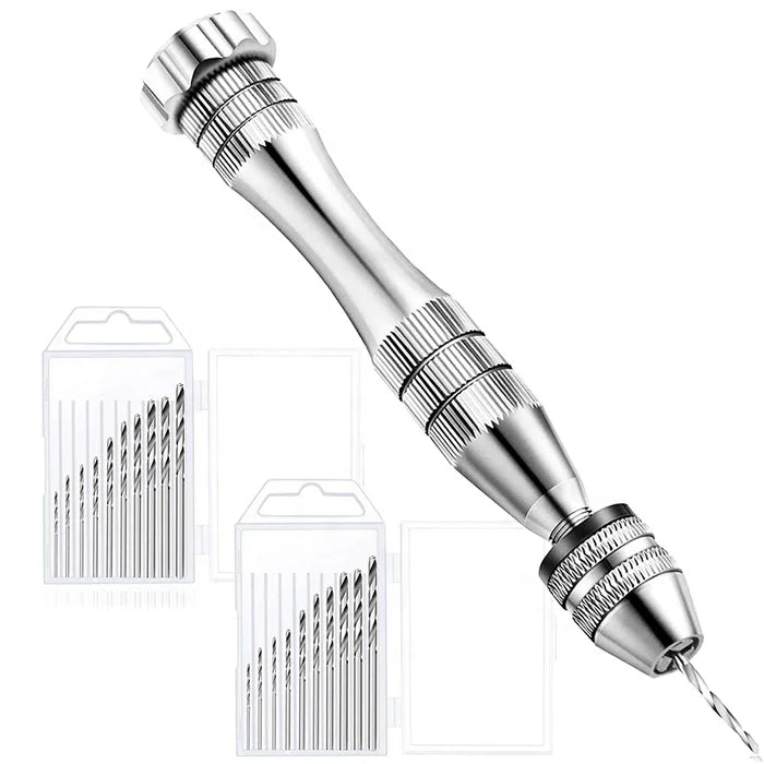 Hand Drill Tools Set With 20 Pcs Drill Bits