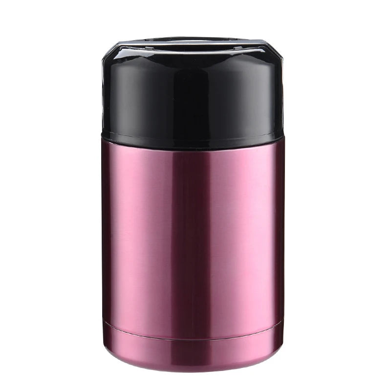800ml/1000ml Double Wall Stainless Steel Vacuum Insulated Flask BPA Free Adult Food Thermos for Business Gifts