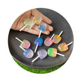 Cute Ice Cream Mini Food Gradient Color Smiling Resin Popsicle Flatback Scrapbook DIY Decor Home Accessories Crafts MegaBDM