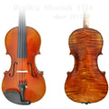 Sinomusik Luthier Handmade Professional Violin Red Brown Oil Painted Italian Craft Skill Nice Flame Maple and Carved Spruce