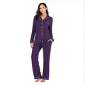 2023 Autumn/Winter New Home Furnishings European and American Women's Wear Modal Long Sleeved Pants Pajamas Set