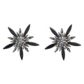 JL16680 Fashion Geometric Sparkle Earrings Women Crystal Stud Earrings Europe and America Jewelry Wholesale