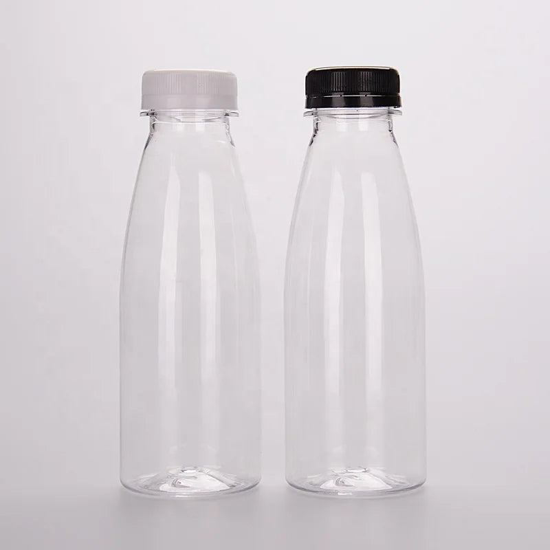 8 oz 11 oz  Plastic Milk Yogurt Packaging with Tamper Evident Cap Carbonate Beverage PET Plastic Drinking Bottle 250 ml 330 ml