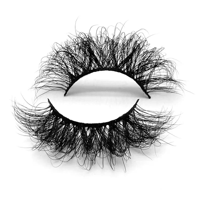 High Quality False Eyelashes Wholesale Premium Soft 3D Mink Full Strip Eyelashes Handmade Russian Curl Mink Eyelashes