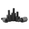 Black Nylon M2 M2.5 M3 M4 Fasteners PCB Standoff Screws for Motherboard Plastic Standoff M2 M2.5 M3 M4