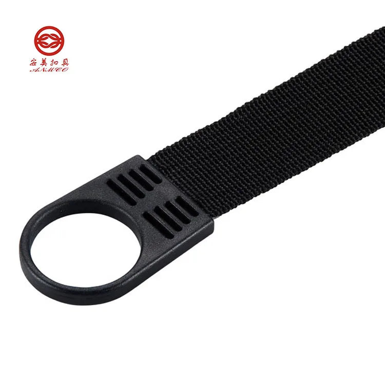 Soft Stretchy PA Material Customized Color Anmco AM2902C School Bag Accessories Plastic Buckle Hook and Loop Fastener Strap