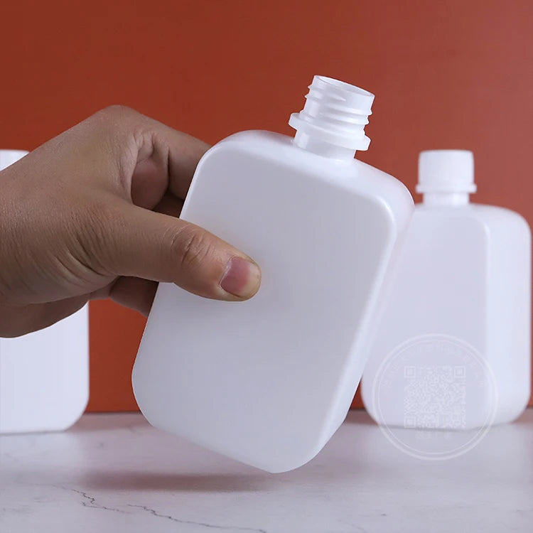 Empty 500ml HDPE Plastic Shower Gel Lotion Bottle for Face Cream & Face Mask with Screen Printing