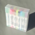 Custom Printed clear PVC PET RPET PP Plastic Pen Packaging Box for Color Pencils