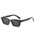 ADE WU XY1966 Rectangle Shades Hip Hop Sun Glasses Factory Wholesale Retro Trendy Sunglasses Tinted Eyeglasses