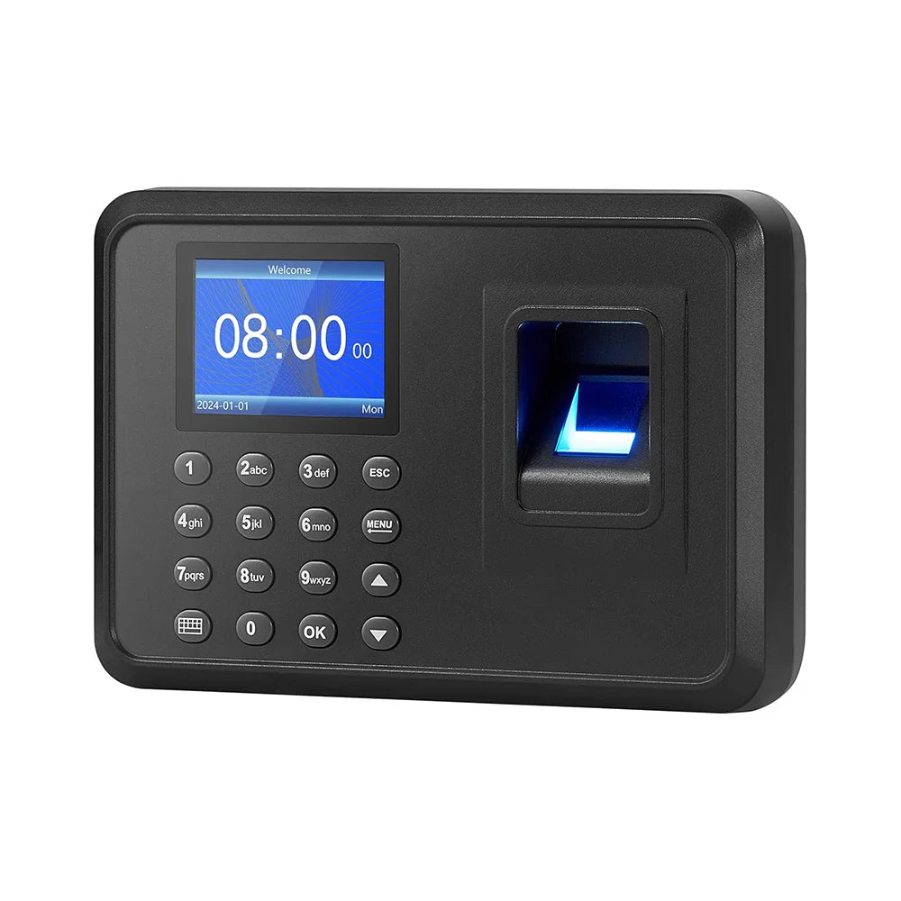 Time Clock Fingerprint Time Clocks for Employees Small Business Biometric Time Clock with USB Drive Automatic Punch in/Out