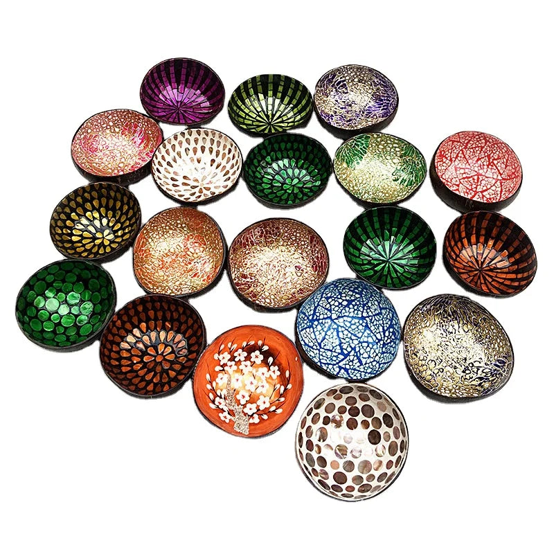 2021 Fashion Wholesale Polished Coconut Bowls Eco-Friendly Decorative Key Chains