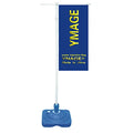 Customized Black Flagpole with Base for Promotional Outdoor Water Filled Flags