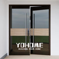Yohome Design Apartment Main Gate Design Stainless Steel Door Main Apartment Doors Eu Certified Double Entry Doors for Villa