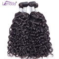 30 Inch 100% Human Remy Hair Extensions 3 4 Bundles Deal Natural Black Wet and Wavy Hair Brazilian Water Wave Hair Weave Bundles