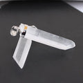 Wholesale Clear Quartz Pendant for Jewelry Making Natural Gem Healing Point Reiki Crystal Pendant