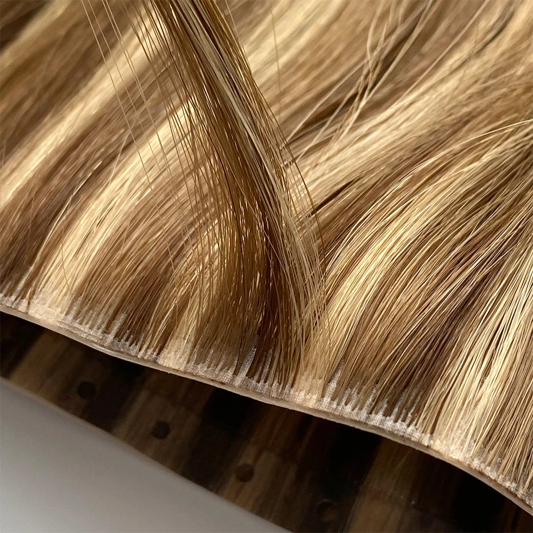 Hot Selling Hair Extensions Double Drawn Virgin Human Hair Invisible Hole Weft Hair