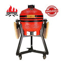 KIMSTONE 16 Inch Bbq  Grill Kamado Mullite Kamado Grill Xl Camping Bbq Grill