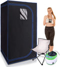 Portable 1600W/2000W Wet Steam Sauna Tent 4L US/EU Plug Acrylic Full Body Relaxation Modern Design Bigger Size Apartment Use