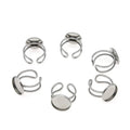 DIY Handmade Accessories Make Jewelry Best-selling Stainless Steel Ring Findings Bottom