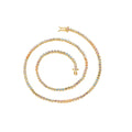BC141  2mm Colorful Tennis Chain Women Tennis Necklace Iced Out Hip Hop Jewelry