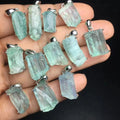 Hand Made 925 Sterling Silver Fine Jewelry Crystal Healing Stone Natural Bearl Charm Pendant
