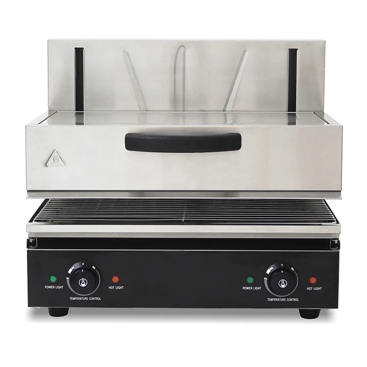 ES-800 5.6kW Heavy Duty Stainless Steel Kitchen Equipment Electric Lift Salamander Grill