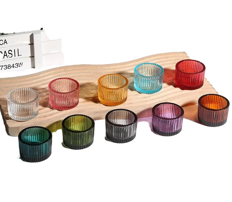 Hot Style Mini Glass Candle Jars and Holders Competitive Price Bulk Buy Colorful Tea Light Container