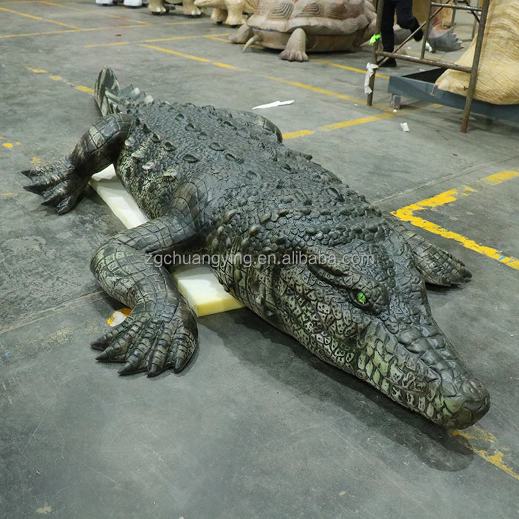 Theme Park Zoo Exhibition Event Entertainment Robot Animal Costume Crocodile Prop
