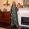 AB350Manufacture Embroidery Beaded Eid Long Dresses Qatar Muslim Woman Women Dress Top 2024