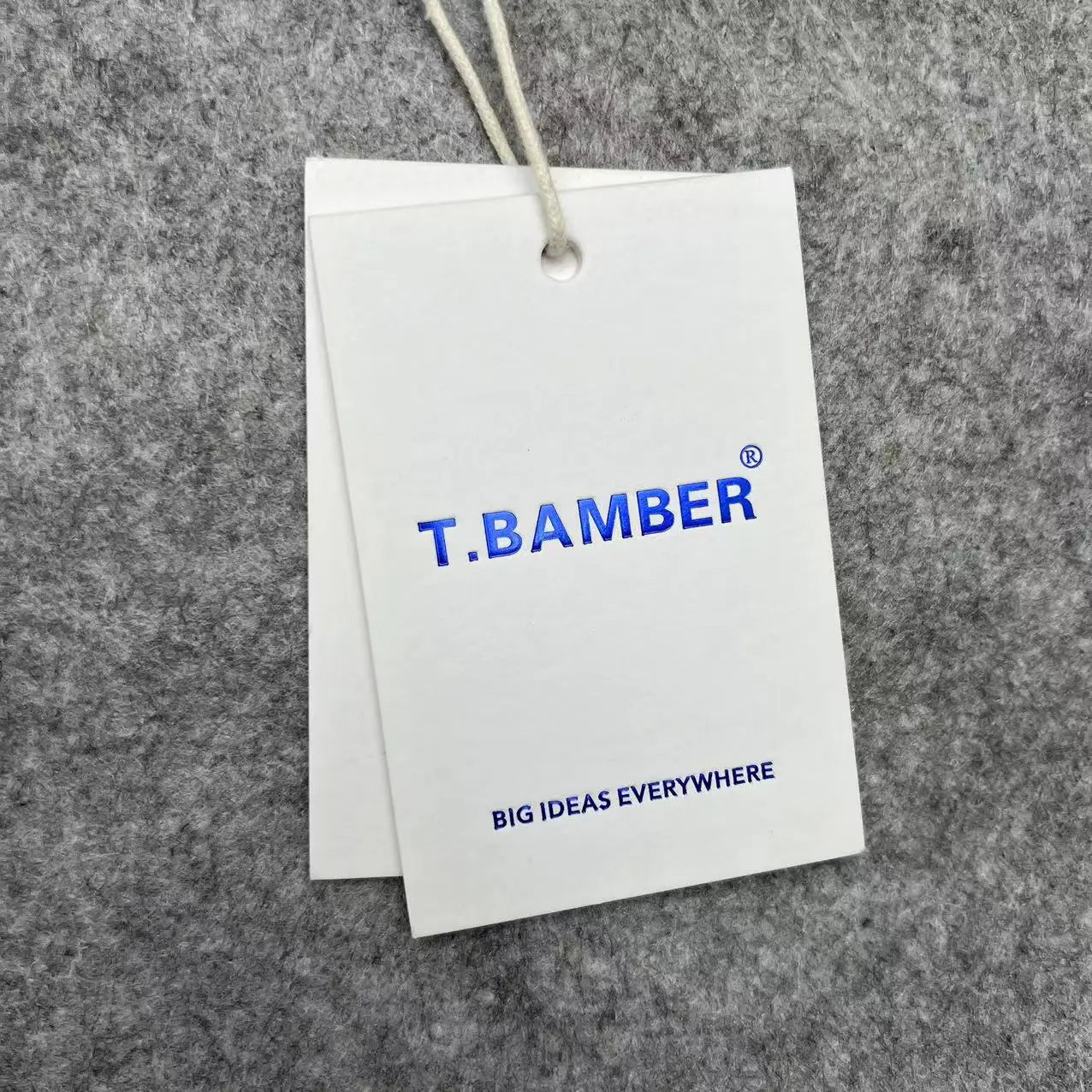 Customized High Grade Clothing Hang Tag Garment Swing Tags Clothes Business Card Scratch Paper Printed Sustainable 7 Days 200pcs