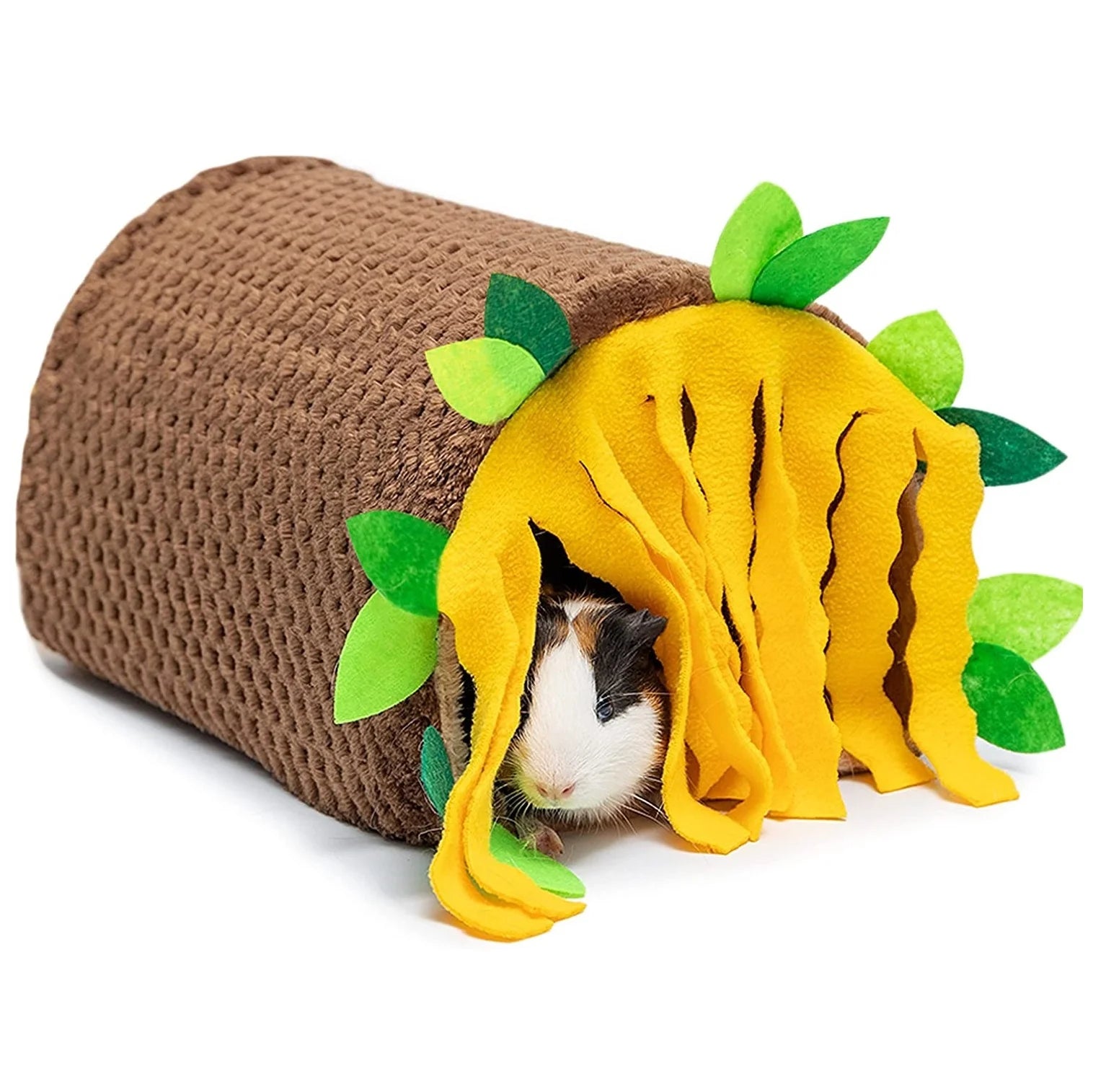 Guinea Pig Tunnel House Accessories- Small Animal Hideout Tube Cage House for Hamster Rat Mice Playing Sleeping