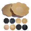 Strapless Padded Floral Seamless 100% Silicone Skin Color Breast Petals Nipple Cover Sexy Intimates for Women