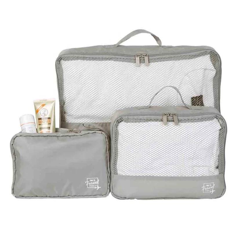 Closet Storage Bag Sets Packing Cubes Travel Storage Bag Custom Travel Luggage Compression Bag