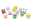 Kawaii Kids Kitchen Toys 3D Cake Cup Dollhouse Food Craft Cartoon Animal Cup Cake Resin Miniature Decoration Food Slime Charms