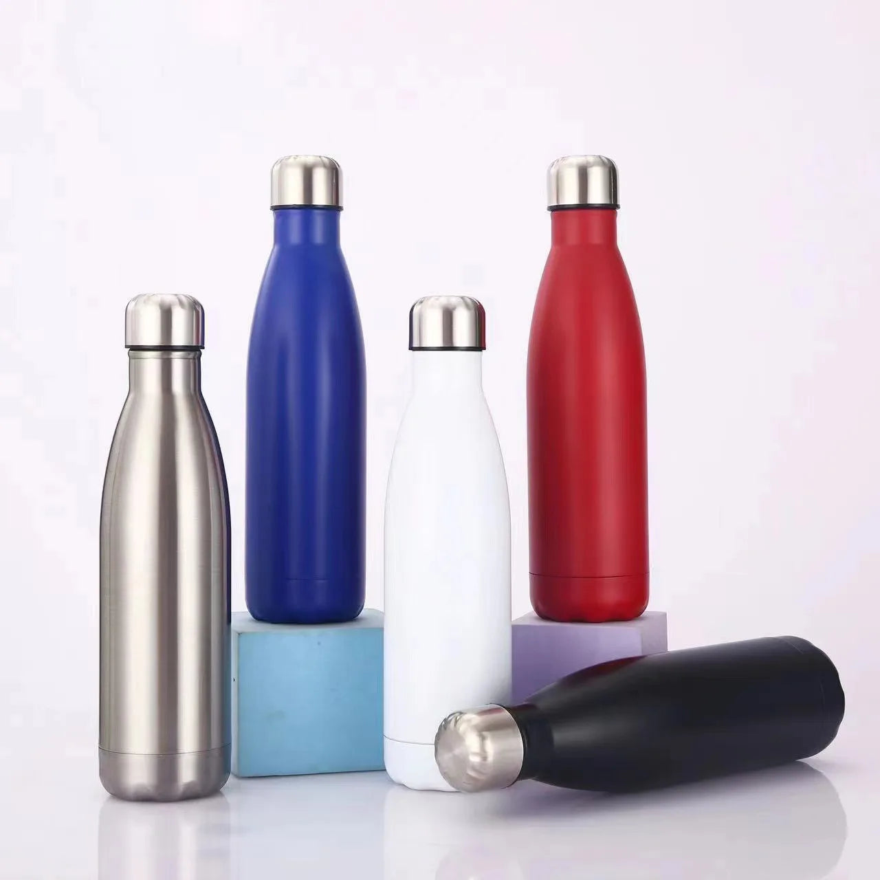 FX Factory Custom Logo Double Wall Vacuum Thermos 18/8 Stainless Steel Leak-Proof BPA Free 12-24 Hours Thermal Gym Sports