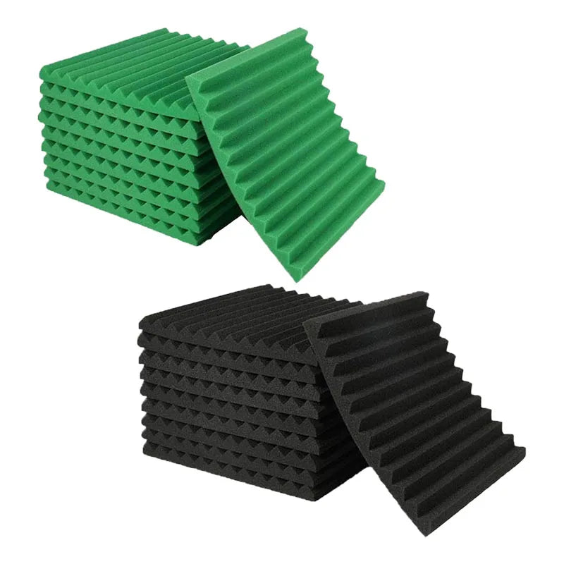 Woxin 12"x12" Wedge Wall Sound Insulation Studio Equipment Panel Acoustic Panels